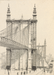 New York—Miss Linda Gilbert's plan for making use of the Brooklyn Bridge towers as observatories.