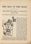 Man in the Moon. Dips into the diary of Barabas Bolt, Esq. Late Delegate from Smokely-on-Sewer to the National Convention