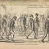 Convicts exercising at Pentonville Prison