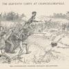 The Confederates charging Howard's breastworks