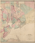 Asher & Adams' map of the bays, harbors and rivers around New York : showing the channels, soundings, lighthouses, buoys &c. and the complete topography of the surrounding country : including Hempstead, Sandy-Hook, South-Amboy, Newark, Yonkers, N. Rochelle & Glencove