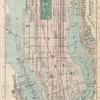 The Albemarle Hotel map of Manhattan, New York City : with index of streets and strangers' directory to business houses, public buildings, principal churches, places of amusement, etc. etc.