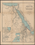 Carta dell' Egitto, Sudan, Mar Rosso, Assab, Massaua, Abissinia ecc.