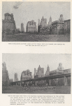 Two views of Battery Park (with bridge and without)