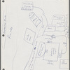 Map of the Clutter farm in Capote's hand