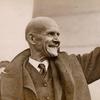 Eugene V. Debs waving, close-up, facing camera