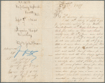 Letter of inquiry by Emily M. Tyrrell, Sept. 1, 1864