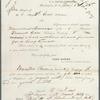 Letter of inquiry by A. Bowen, April 25, 1865 for M. Rowen, 1 VT Cavalry Co. F ; Inquiry form