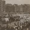 Large group of spectators watching dancers