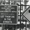 Petrosino Park Installation [Let Them Die in the Streets]