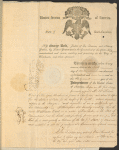Certificate of U.S. citizenship for William Coit