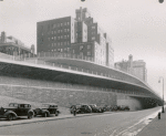 Brooklyn - Queens Expressway - Columbia Heights Section. Constructed by Borough President of Brooklyn