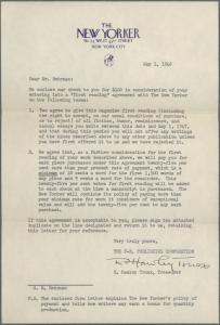 S. N. Behrman papers