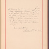 Testimony and signature: Arthur Nikish, 1855-1922