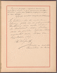 Testimony and signature: Sergei Ivanovich Taneev, 1856-1915 and Vasilii Ilich Safonov, 1852-1918