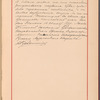 Testimony and signature: Konstantin Vasil’evich Rukavishnikov, 1848-1915