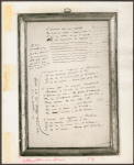Bizet, Georges, 1838-1875. [Carmen. Libretto (sketches)]