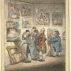 Connoisseurs examining a collection of George Morland's