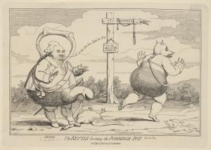 Caricatures collected by Horace Walpole