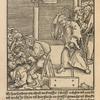 Christ throwing the money-chargers out of the temple
