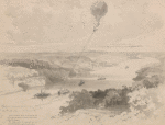 Balloon reconnaissance of banks of James river