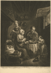 The happy family, or grace before meal