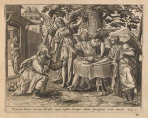Thesaurus sacrarum historiaru Veteris Testamenti [et novi Testamenti] elegatissimis imaginibus expressu ...e