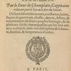 Voyages et descovvertvres faites en la Novvelle France [title page]