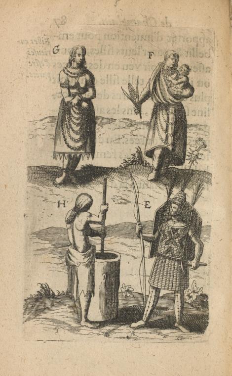Four natives in various dress  1619