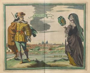 Orbis habitabilis oppida et vestitus, centenario numero complexa, summo studio collecta, atque in lucem edita à Carolo Allard