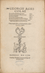 Georgii Agricolæ De ortu & causis subterraneorum