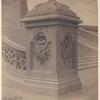 Newel at base of Bethesda Terrace staircase