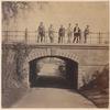 Men standing on Willowdell Arch