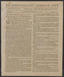 The Pennsylvania evening post