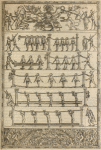 Satan enthroned; forms of torture in hell; circles of hell
