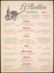 Le Pavillon Menu