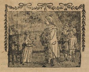 The looking-glass for the mind. Being an elegant collection of delightful and interesting tales, chiefly translated from M. Berquin's much admired L'ami des enfans. Ornamented with seventy-five wood cuts.