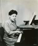 Ellabelle Davis at the piano