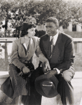 Ruby Dee and Jackie Robinson in a scene from the motion picture The Jackie Robinson Story