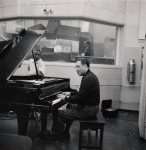 Duke Ellington at a piano