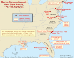 Maroon communities and major slave revolts, 17th-19th centuries