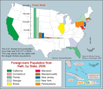 Foreign-born population from Haiti, by state, 2000