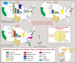 Foreign-born population from Ephiopia, Ghana, and Nigeria  by state, 2000