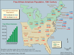 Free African American population, 19th century
