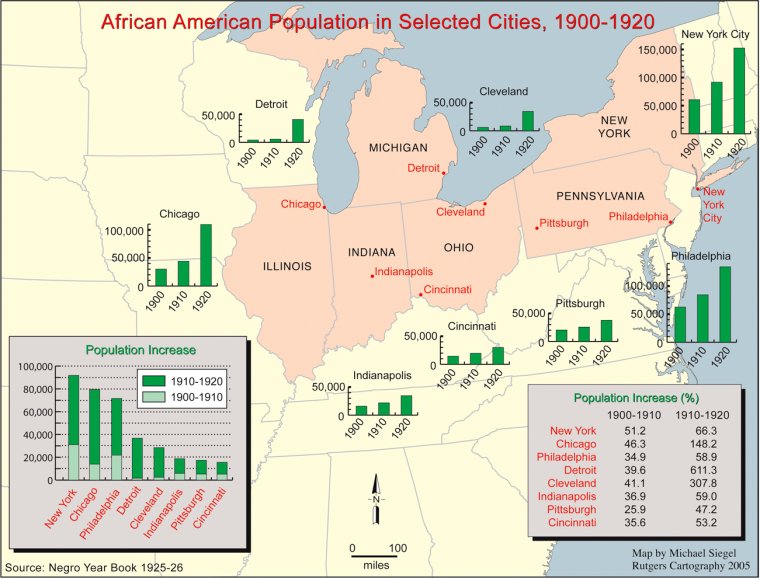 African American population in selected cities 19001920 NYPL Digital