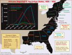 Africans deported to the United States, 1626-1822