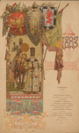 Menu for the Coronation banquet of Alexander III, 27, May 1883.