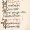 Initials with floral ornaments