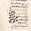 Floral and zoomorphic (snakes) initial