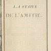 La statue de L'Amitie